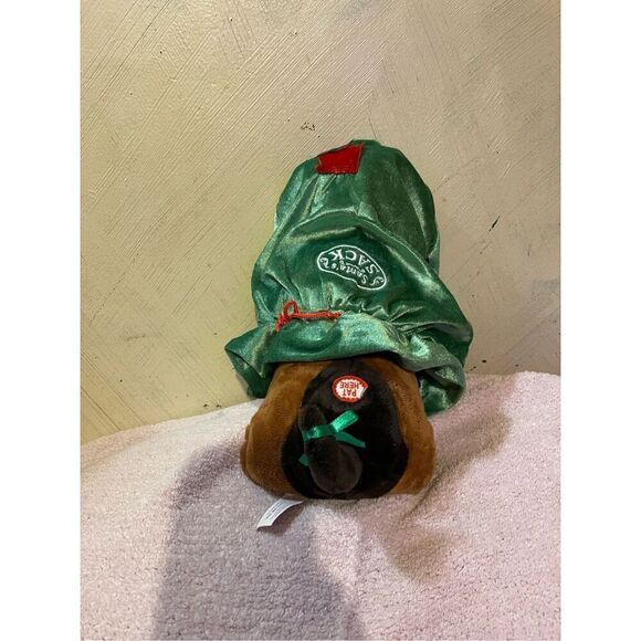 Animated Christmas Santa’s Sack Dog Plush Talks and shakes jinglebell tail - Picture 5 of 5